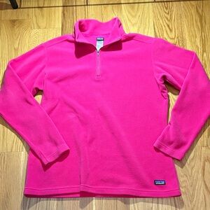 Women’s Patagonia 1/4 Zip Fleece Pullover, Size Large